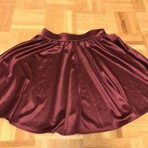 Atmosphere Red Satin-like Skirt - Size UK 8 (US 4)